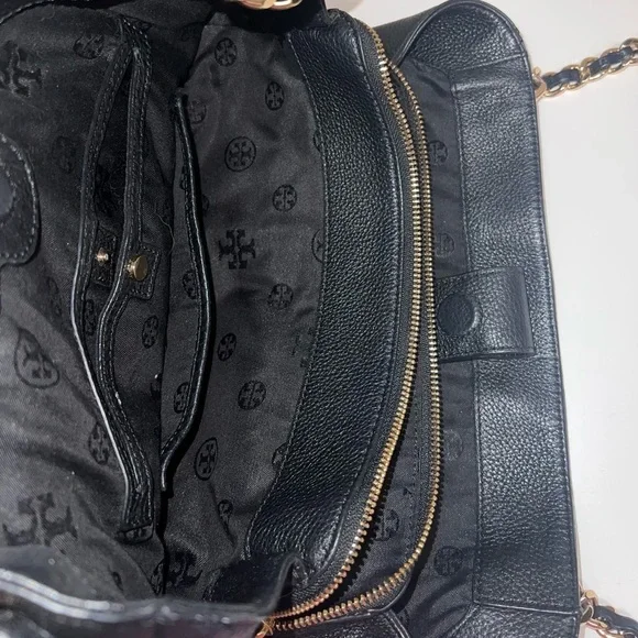 *Tory Burch- Black Tory Burch Large Harper Tote - Picture 9 of 12